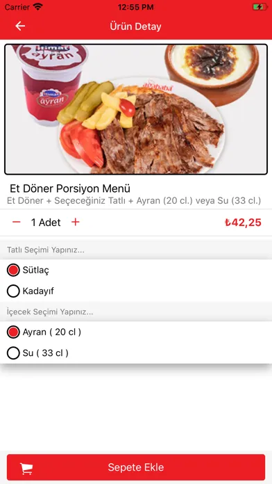 Tangkapan layar Ağababa Express Döner