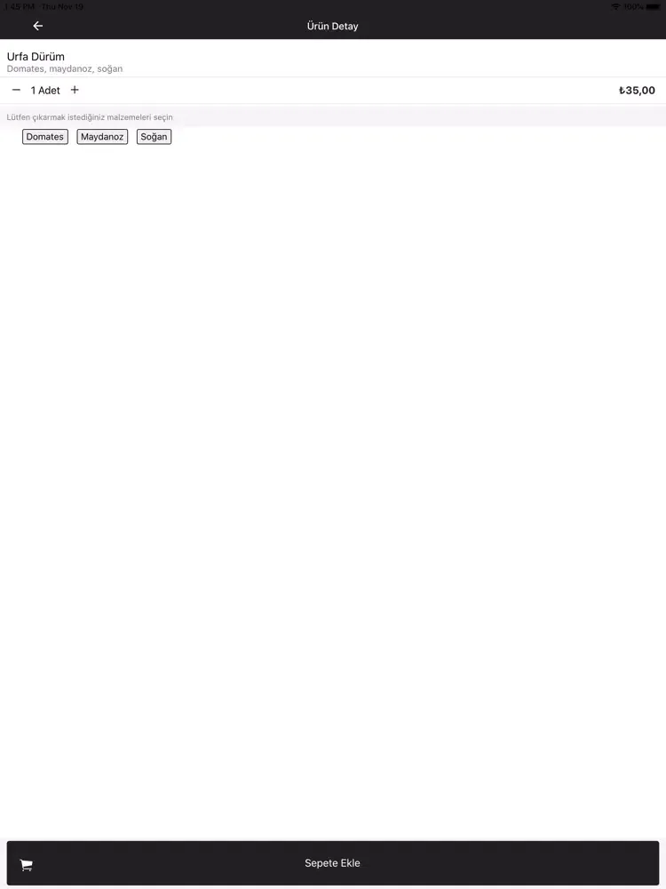 Bahçe Ocakbaşı iPad  Screenshots