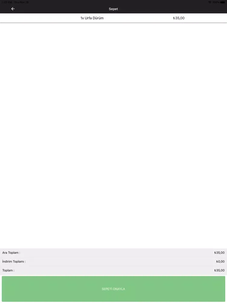 Bahçe Ocakbaşı iPad  Screenshots
