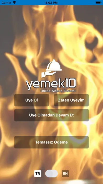 Ảnh chụp màn hình của Yemek10