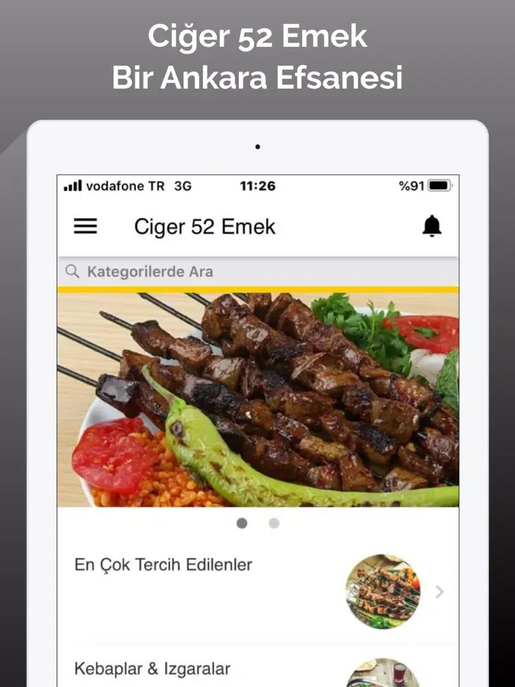 تصاویر Ciğer 52 Emek iPad 