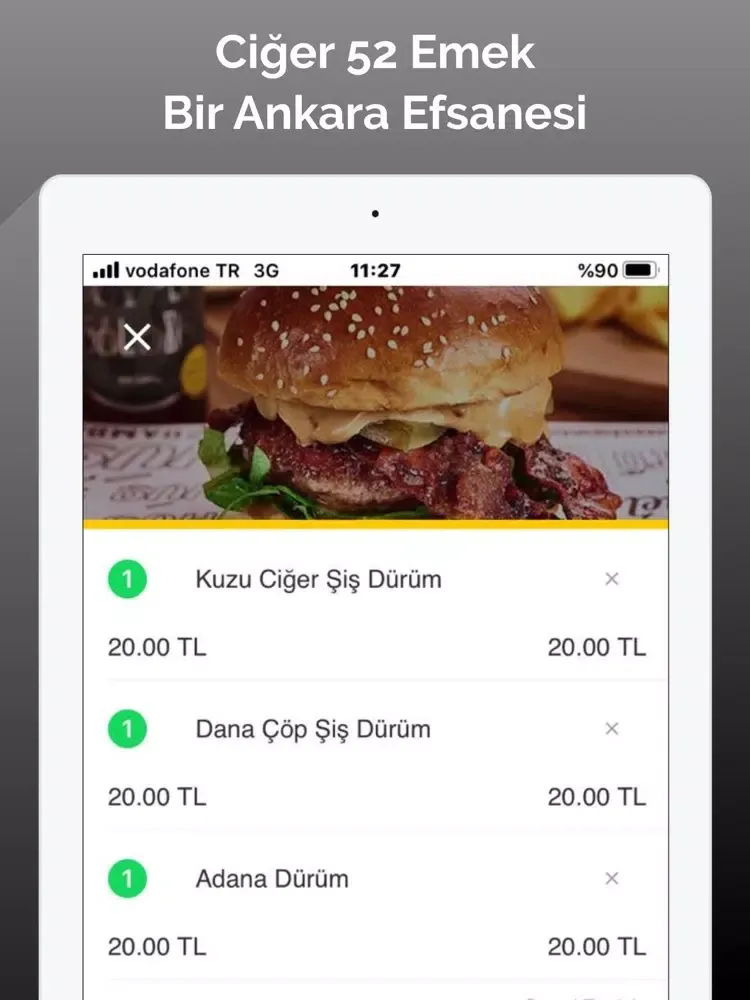 تصاویر Ciğer 52 Emek iPad 