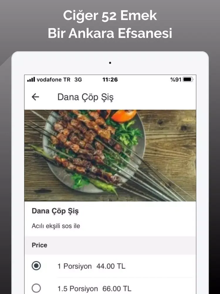 تصاویر Ciğer 52 Emek iPad 