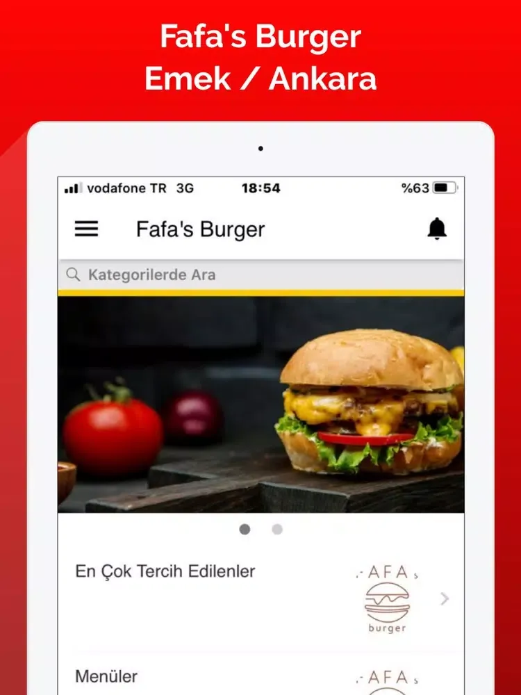 Screenshot di Fafa's Burger iPad 
