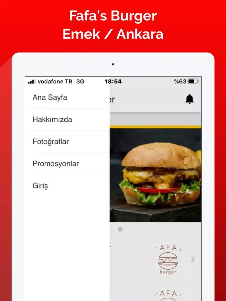 Screenshot di Fafa's Burger iPad 