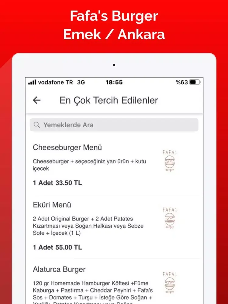 Screenshot di Fafa's Burger iPad 