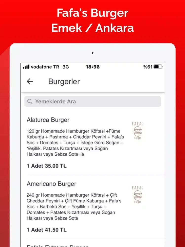 Screenshot di Fafa's Burger iPad 
