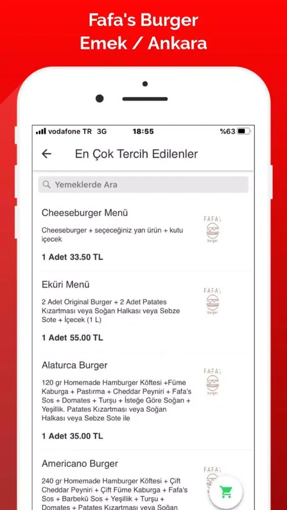 Screenshot di Fafa's Burger
