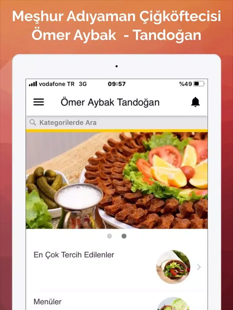 Capturas de tela do Ömer Aybak Tandoğan iPad 