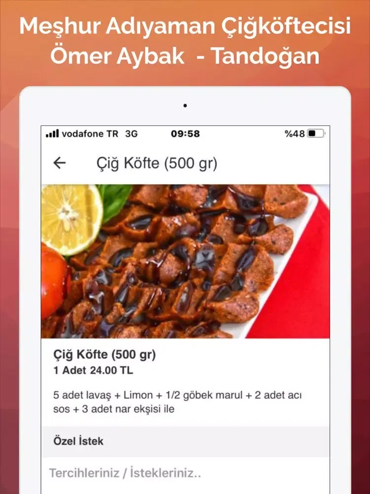 Capturas de tela do Ömer Aybak Tandoğan iPad 