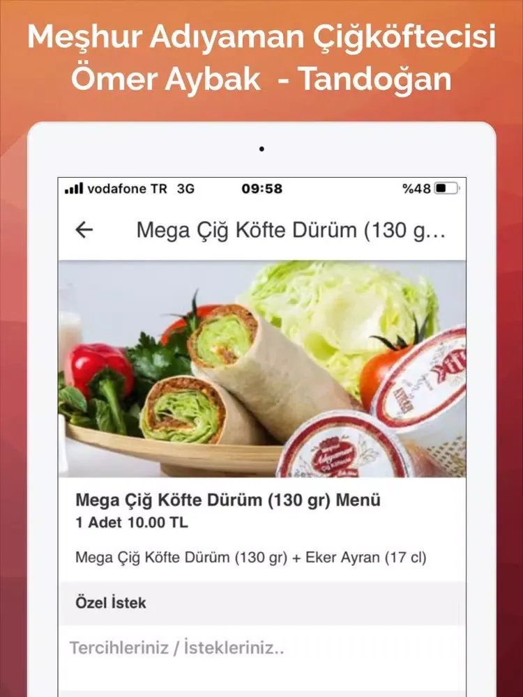 Capturas de tela do Ömer Aybak Tandoğan iPad 