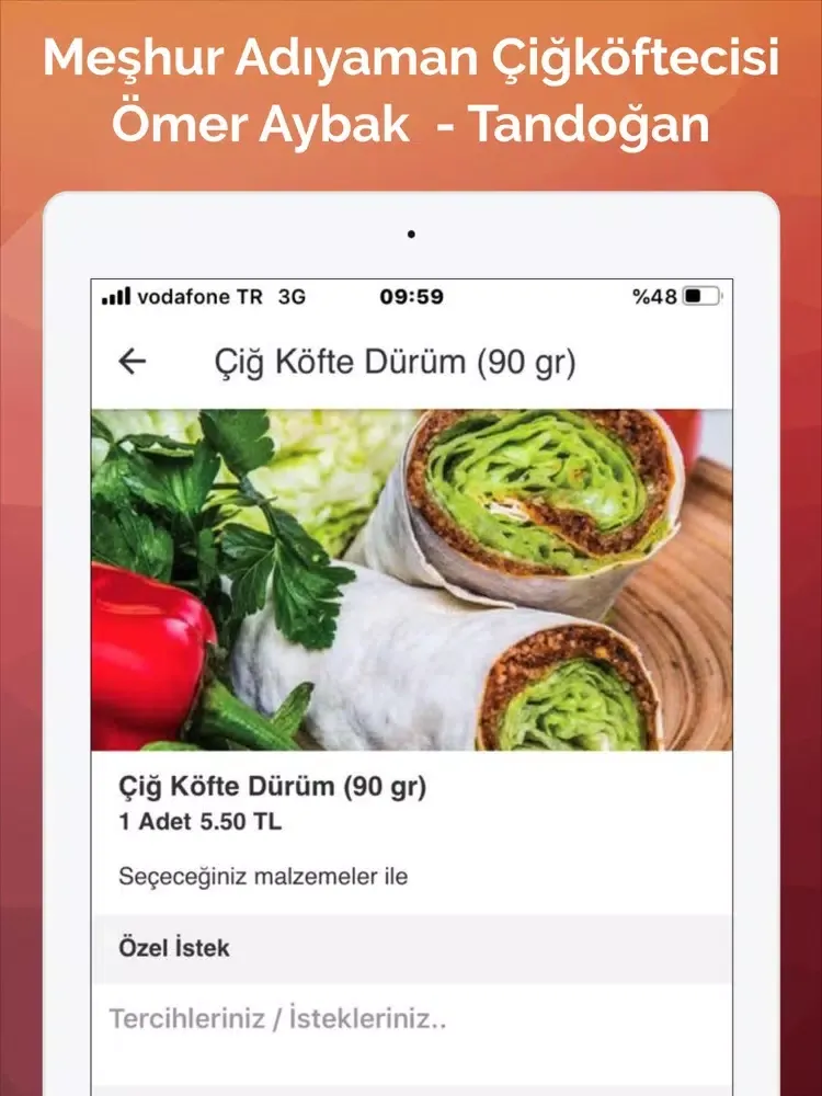 Capturas de tela do Ömer Aybak Tandoğan iPad 