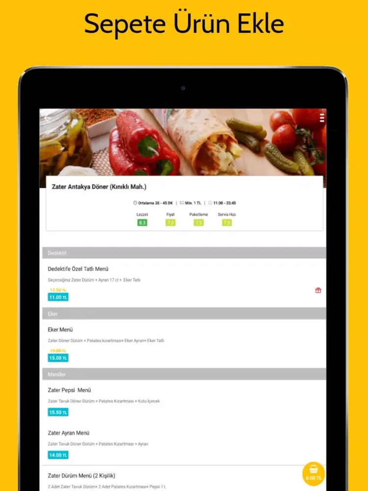Yemek Dedektifi iPad  Screenshots