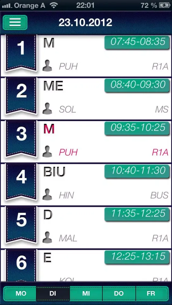 تصاویر Schoolapp - Stundenplan, Supplierungen, Note und mehr