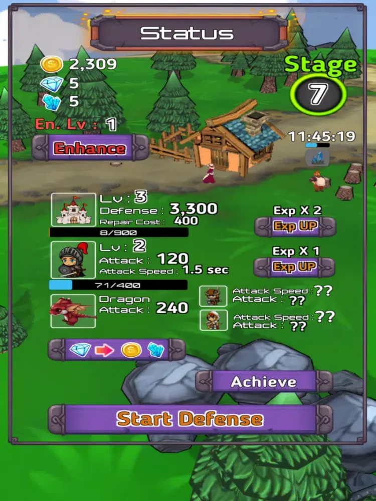 Tangkapan layar Link Defense:Castle iPad 