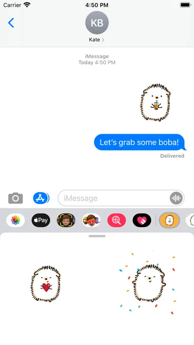 Скриншоты Hedgie the Hedgehog Stickers 2