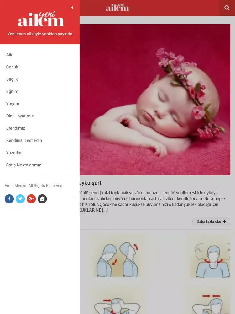 Yeni Ailem Dergisi iPad 应用截图