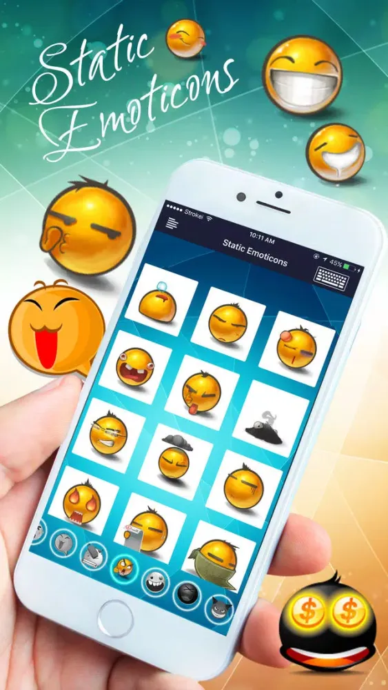 Screenshot di Emoji Keyboard - The Best TextArt + New Style Emoticons And More