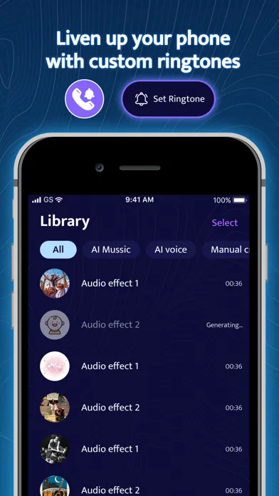 AI Music - Ringtone Maker应用截图