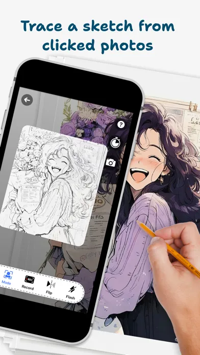 Ảnh chụp màn hình của AR Draw Sketch: Trace Anything
