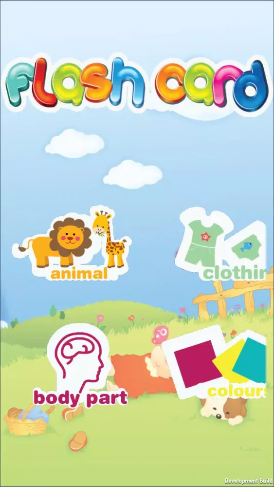 Capturas de tela do Flash Card For Kid - Help Kids learning english
