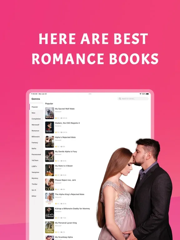 Yep Novel iPad  스크린샷