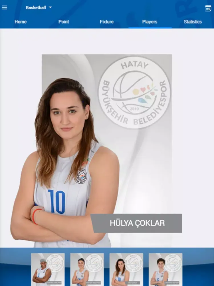 Hatay Büyükşehir Belediyespor iPad  سکرین شاٹس