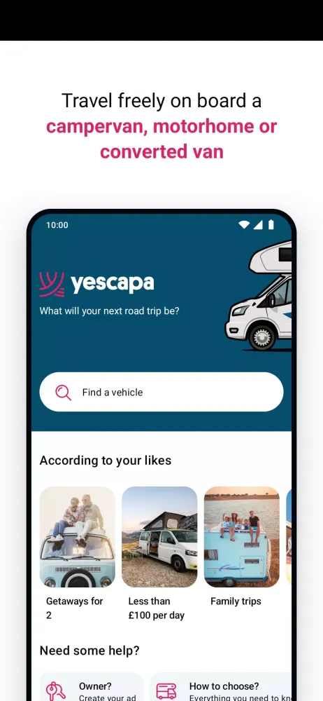 Yescapa應用截圖
