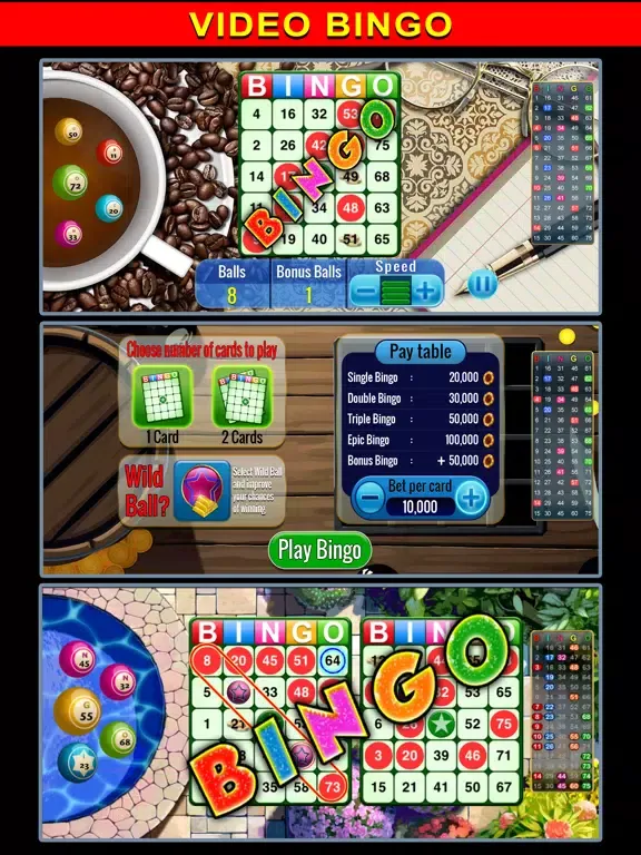 Bingo - FREE Video Bingo + Multiplayer Bingo Games iPad  Screenshots