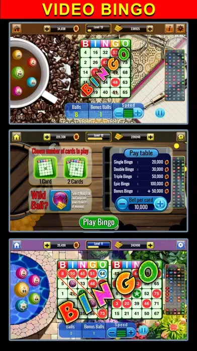 Bingo - FREE Video Bingo + Multiplayer Bingo Games Screenshots
