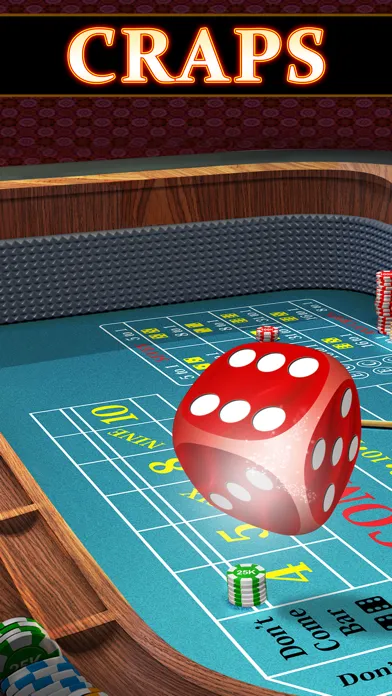 Craps - Vegas Casino Craps 3D স্ক্রিনশট