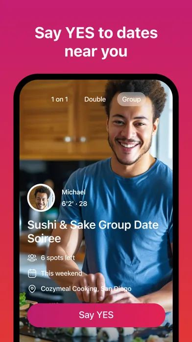 YES Dating App: Connect & Date سکرین شاٹس
