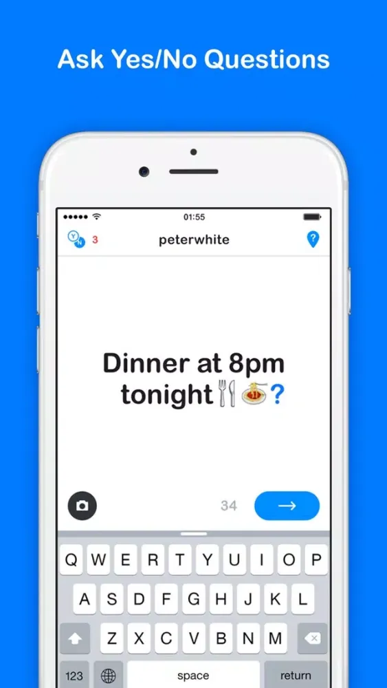 Yes/No Messenger - Polls With Friends應用截圖