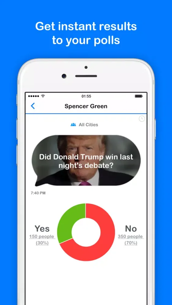 Yes/No Messenger - Polls With Friends應用截圖