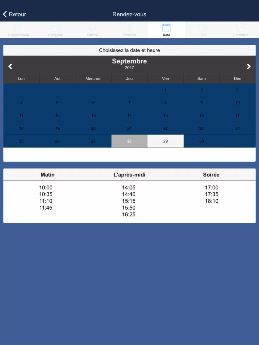 Screenshot di Rendez vous Pro iPad 