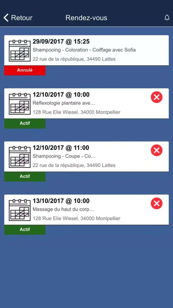 Tangkapan layar Rendez vous Pro