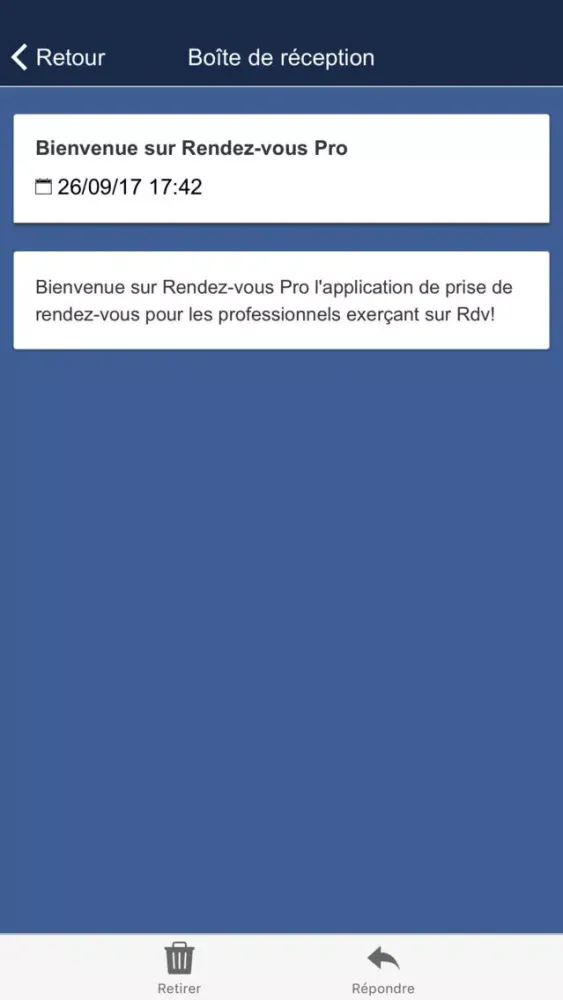Tangkapan layar Rendez vous Pro