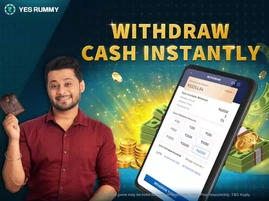 Yes Rummy - Play Cash Rummy iPad  스크린샷