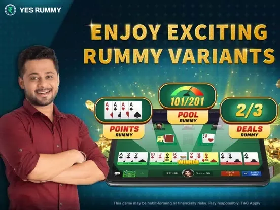 Yes Rummy - Play Cash Rummy iPad  스크린샷