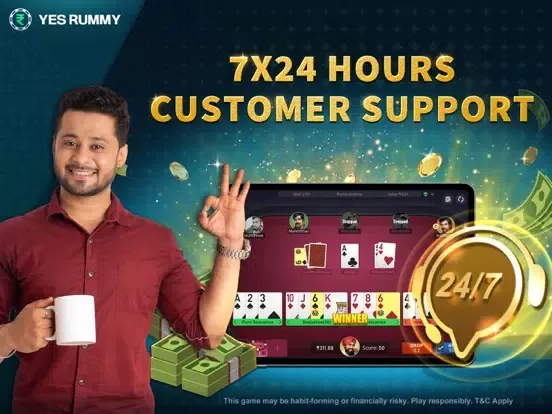 Yes Rummy - Play Cash Rummy iPad  스크린샷