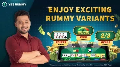 Yes Rummy - Play Cash Rummy 스크린샷