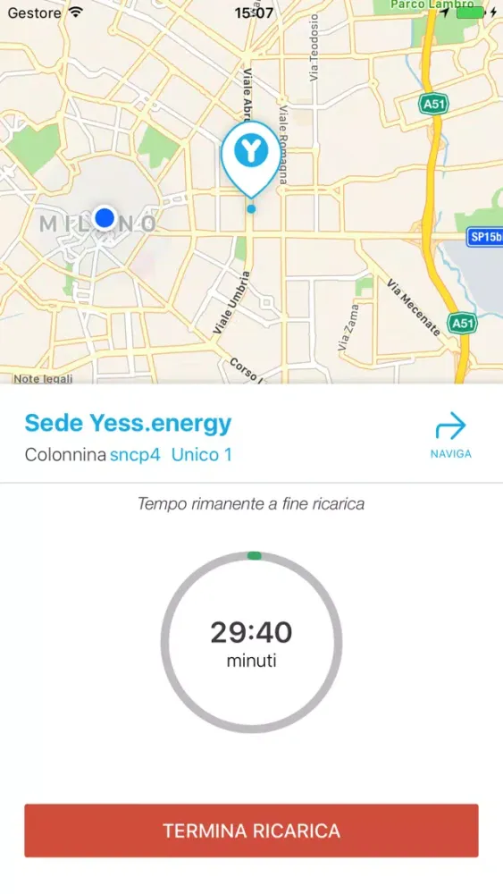 Screenshot di Yess.energy