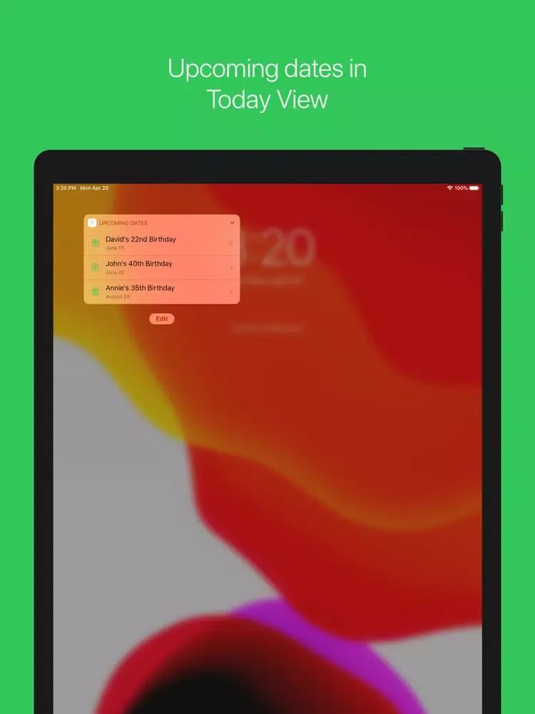 Theo Calendar iPad  Ekran Görüntüleri