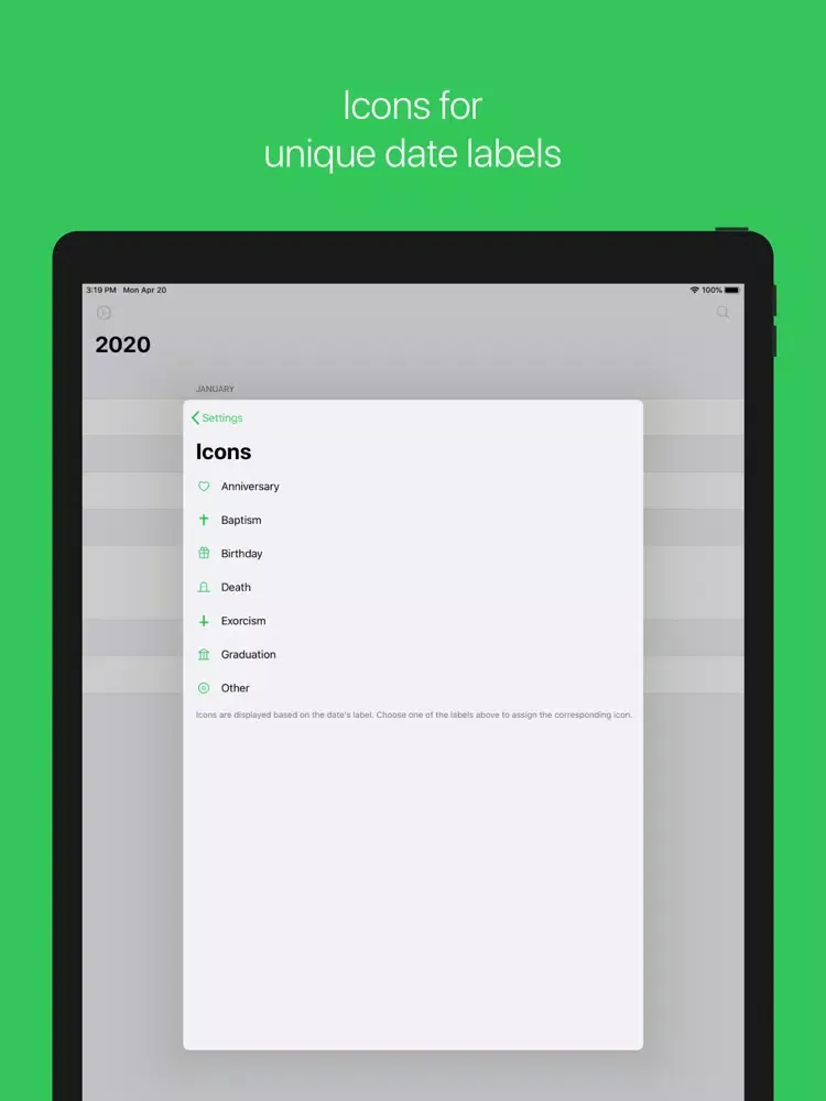 Theo Calendar iPad  Ekran Görüntüleri