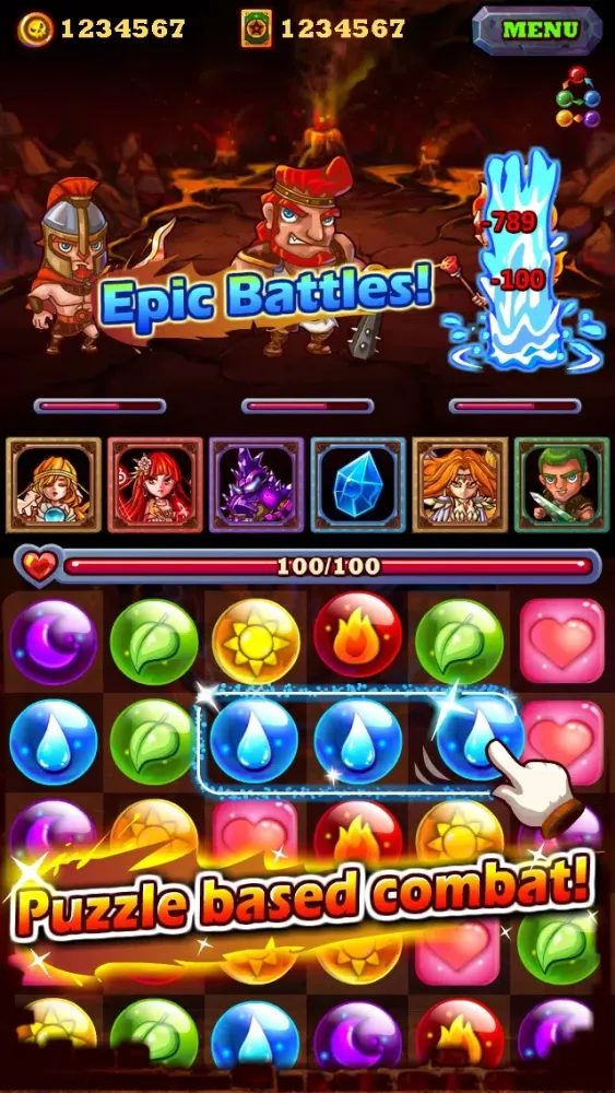 Dungeon Crush سکرین شاٹس