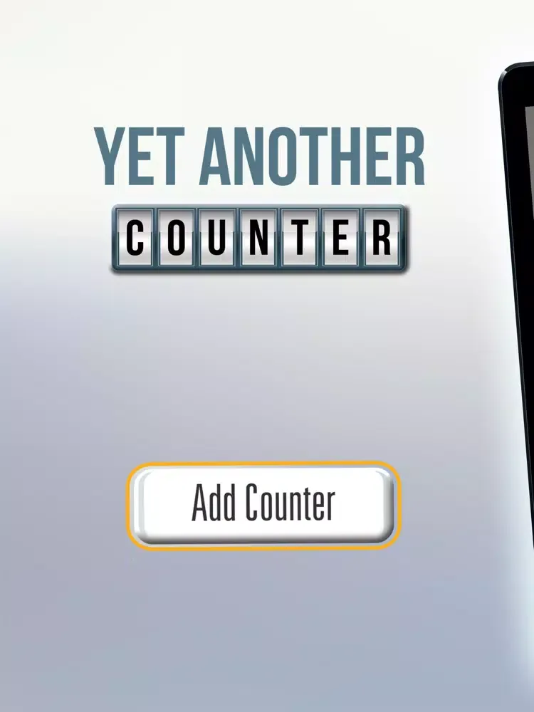 Tangkapan layar Yet Another Counter iPad 