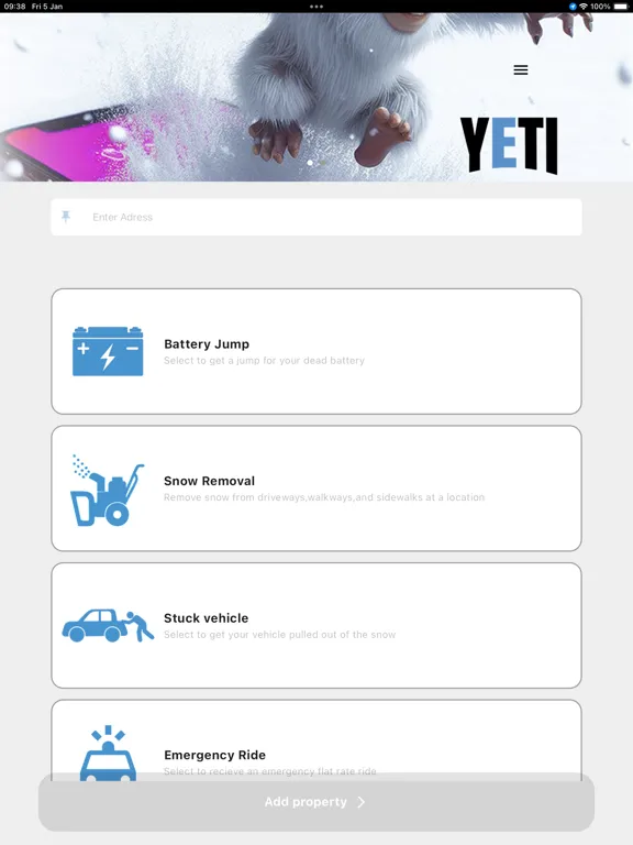 Yeti Plow iPad  스크린샷