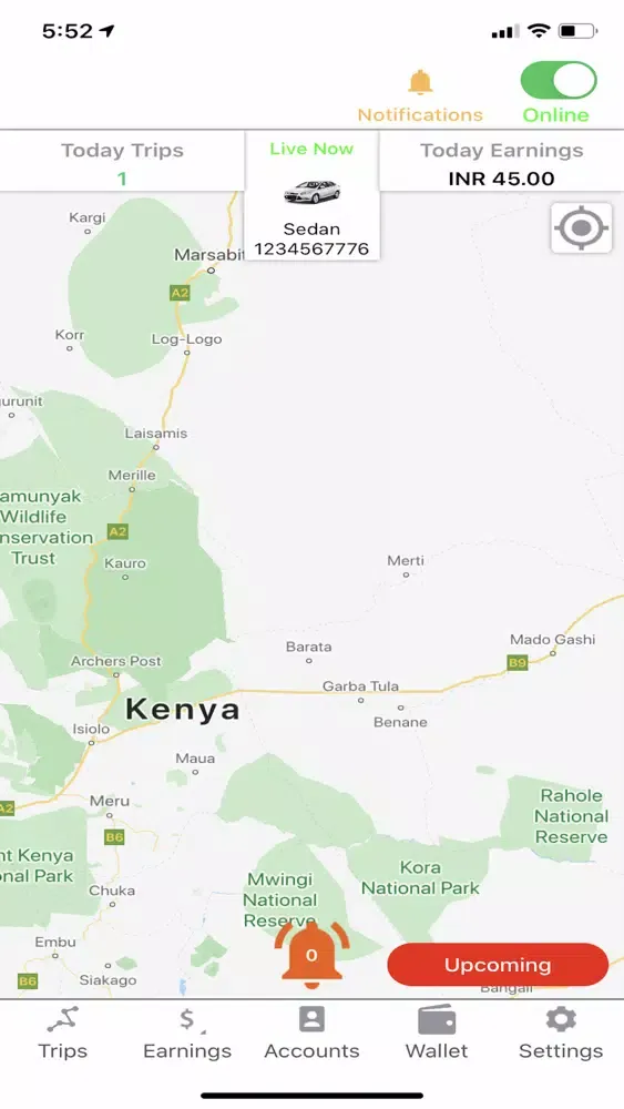 Captures d'écran de YETU Driver