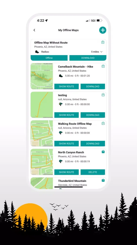 Yew: Hike, Bike,Run & Motivate 스크린샷