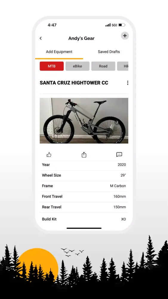 Yew: Hike, Bike,Run & Motivate 스크린샷